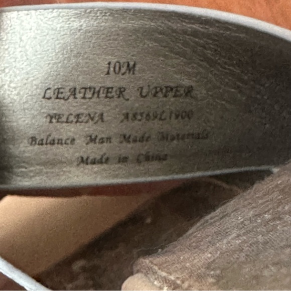 Sam Edelman Yelena Metallic Chunky Multi Strap Silver Nude Leather Heels Sz 10 - Picture 8 of 14